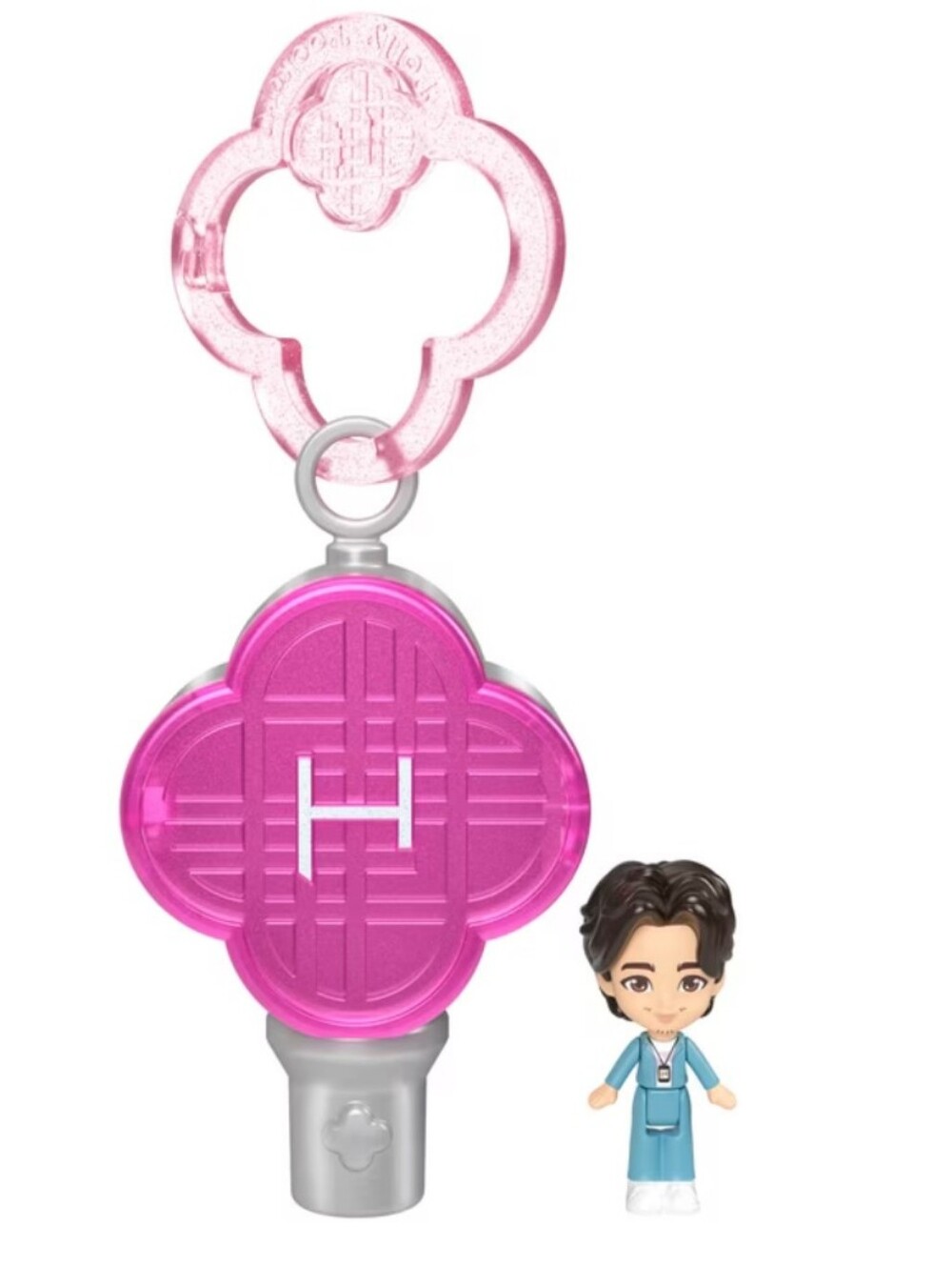 NWT Polly Pocket x KPop Demon Bobby Light stick keychain